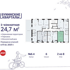 Квартира 24,7 м², студия - изображение 4