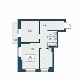 62,7 м², 2-комнатная квартира 5 950 000 ₽ - изображение 73