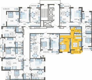 45,5 м², 1-комнатная квартира 6 200 000 ₽ - изображение 7