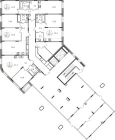 45,6 м², 1-комнатная квартира 13 994 567 ₽ - изображение 92