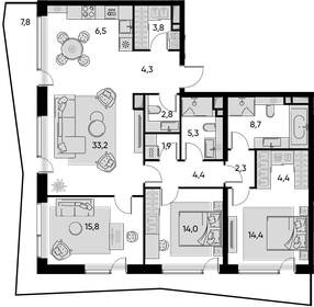 334 м², 5-комнатная квартира 180 382 992 ₽ - изображение 22