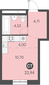 24,1 м², квартира-студия 5 061 000 ₽ - изображение 37