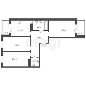 Квартира 83,3 м², 3-комнатная - изображение 2