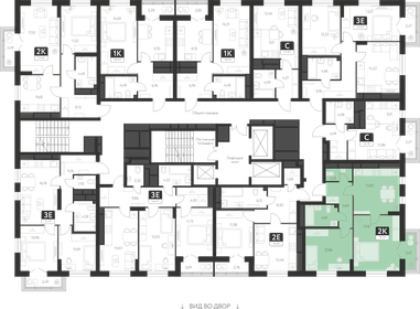 55,3 м², 2-комнатная квартира 7 345 000 ₽ - изображение 40