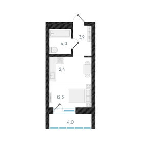 22,2 м², квартира-студия 4 990 000 ₽ - изображение 53