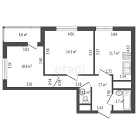 50,3 м², 2-комнатная квартира 14 800 000 ₽ - изображение 12
