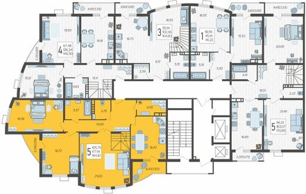 515,7 м², 7-комнатная квартира 92 826 000 ₽ - изображение 140