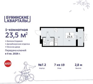 23,5 м², квартира-студия 7 847 073 ₽ - изображение 39