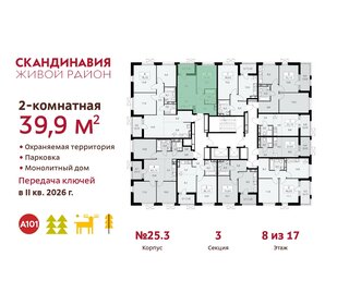 Квартира 39,9 м², 2-комнатная - изображение 2