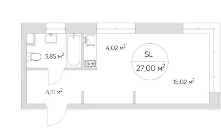 27 м², апартаменты-студия 9 853 928 ₽ - изображение 37