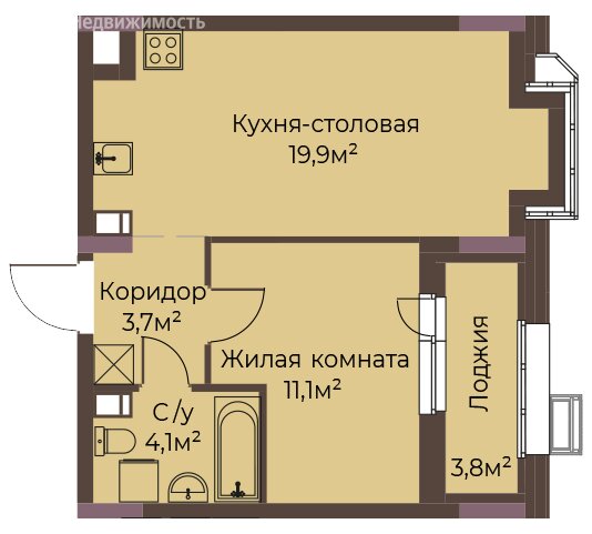Варианты планировок премиальный дом «Грандъ» - планировка 4