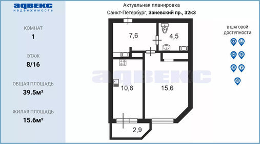 Купить однокомнатную квартиру в новостройке в ЖК «Кинопарк» в Санкт-Петербурге и ЛО - изображение 52