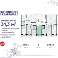 Квартира 24,3 м², студия - изображение 4