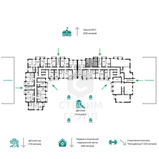 Квартира 56,5 м², 2-комнатная - изображение 4