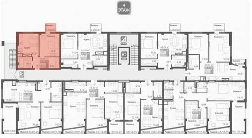 Квартира 38 м², 1-комнатная - изображение 1