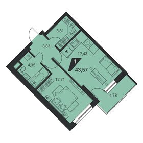36,8 м², 1-комнатная квартира 7 150 000 ₽ - изображение 83