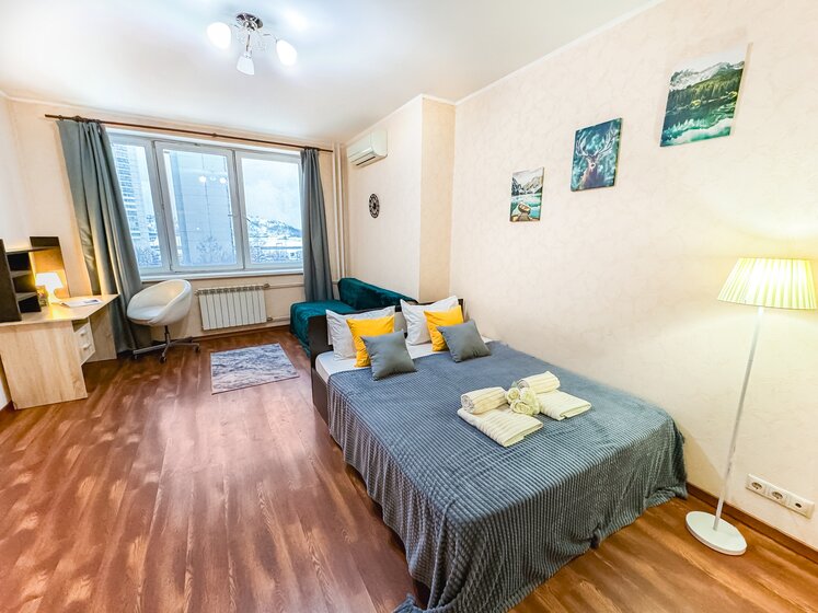 45 м², 1-комнатная квартира 2 190 ₽ в сутки - изображение 1