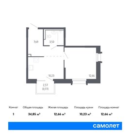 31,2 м², квартира-студия 9 610 000 ₽ - изображение 67