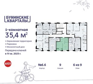 40,2 м², 1-комнатная квартира 9 500 000 ₽ - изображение 75