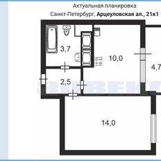 Квартира 32 м², 1-комнатная - изображение 5