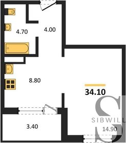 33,9 м², 1-комнатная квартира 4 290 000 ₽ - изображение 20