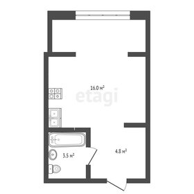 Квартира 24,5 м², студия - изображение 1