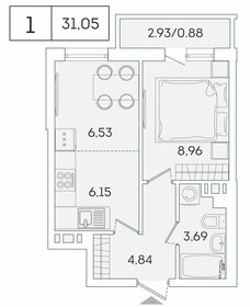 21 м², 1-комнатная квартира 3 470 000 ₽ - изображение 127