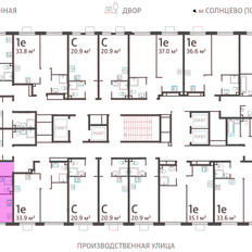 Квартира 36,7 м², 1-комнатная - изображение 2