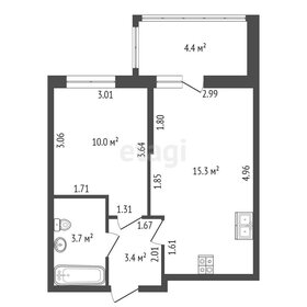 32,5 м², 1-комнатная квартира 6 300 000 ₽ - изображение 45