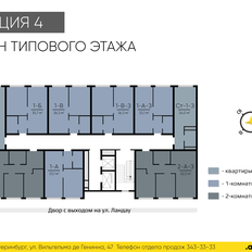 Квартира 51,8 м², 2-комнатная - изображение 2