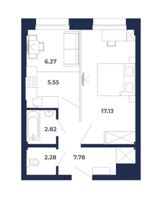 35 м², 1-комнатная квартира 4 600 000 ₽ - изображение 36