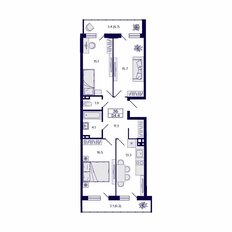 Квартира 84,4 м², 3-комнатная - изображение 2