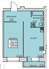 32 м², 1-комнатная квартира 2 870 000 ₽ - изображение 77