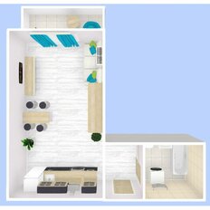 Квартира 25,1 м², студия - изображение 3