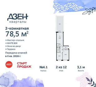 73,6 м², 2-комнатная квартира 17 504 404 ₽ - изображение 13