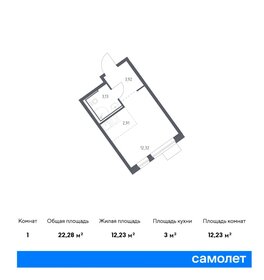 22,3 м², квартира-студия 7 864 785 ₽ - изображение 11