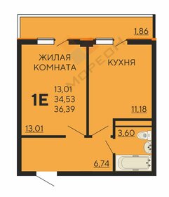 35,7 м², 1-комнатная квартира 3 750 000 ₽ - изображение 56