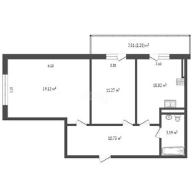 58,5 м², 2-комнатная квартира 5 200 000 ₽ - изображение 65
