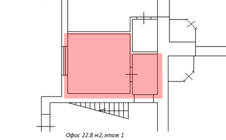 22,8 м², офис - изображение 5