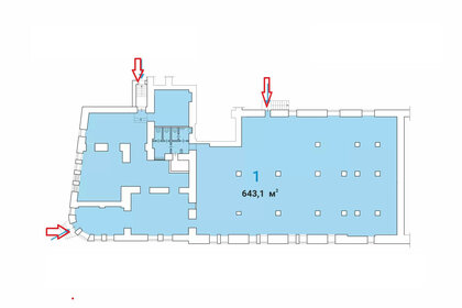 643,1 м², помещение свободного назначения - изображение 3