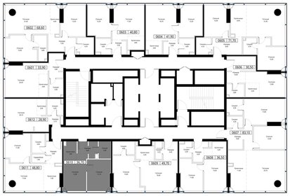 42,6 м², 2-комнатная квартира 13 500 000 ₽ - изображение 120