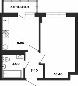 37,9 м², 1-комнатная квартира 5 200 000 ₽ - изображение 71