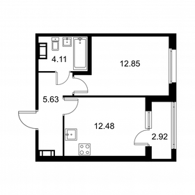 36,5 м², 1-комнатная квартира 5 765 420 ₽ - изображение 93