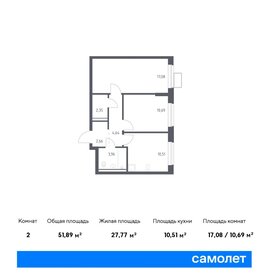 51,9 м², 2-комнатная квартира 9 265 362 ₽ - изображение 9