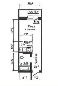 Квартира 23 м², студия - изображение 1