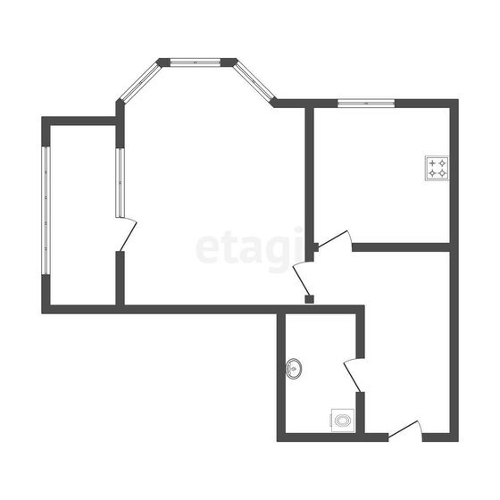 30,5 м², 1-комнатная квартира 3 200 000 ₽ - изображение 7
