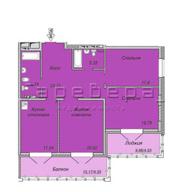 Квартира 125 м², 3-комнатная - изображение 1