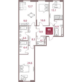 115 м², 3-комнатная квартира 74 000 000 ₽ - изображение 88