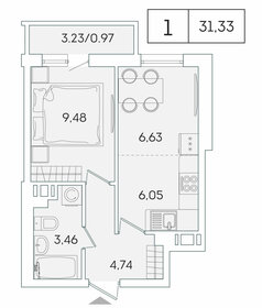 38,6 м², 1-комнатная квартира 5 250 000 ₽ - изображение 20