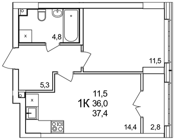 44 м², 3-комнатная квартира 3 100 000 ₽ - изображение 37